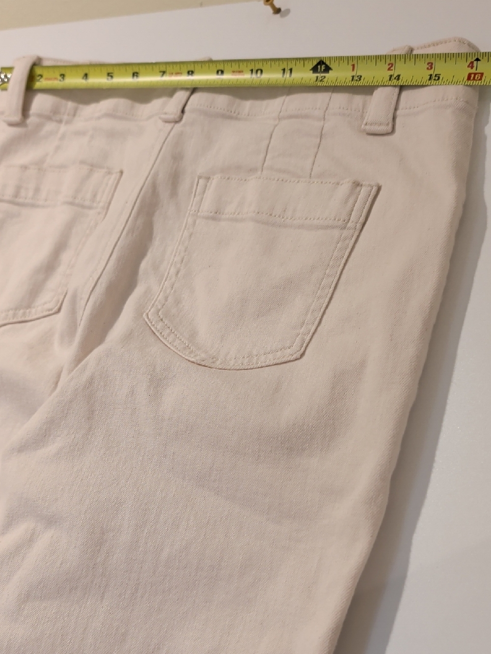 Talbots Classic Jean Denim Trouser with Black Label Size 10  99% Cotton 1% Spand - Picture 11 of 11
